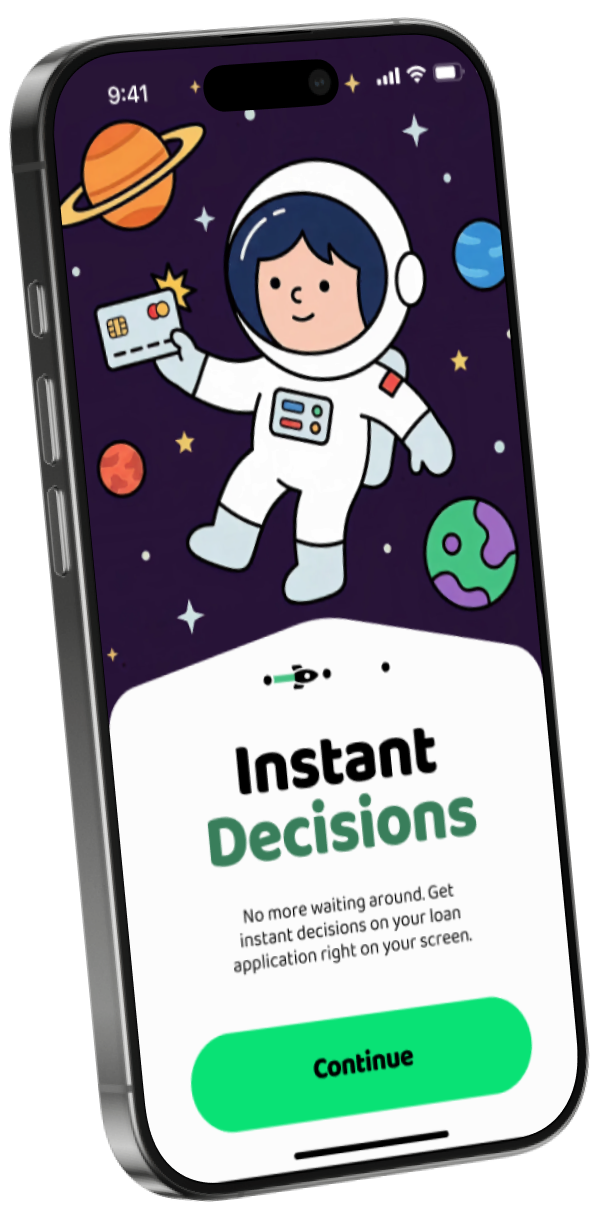 App screen: Instant Decisions